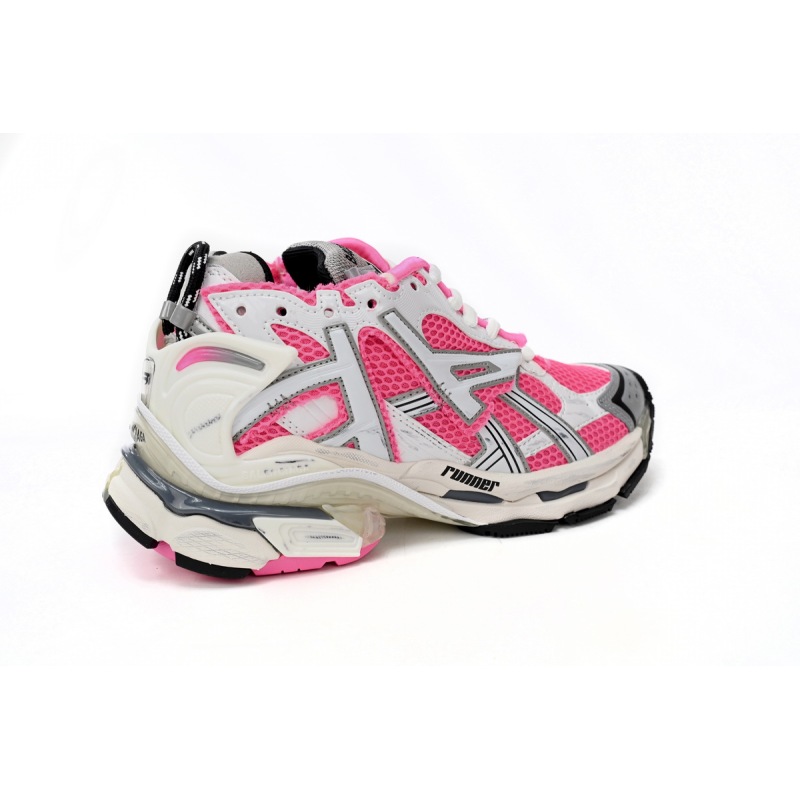 Balenciaga Runner White Fluo Pink 677402 W3RBN 9155