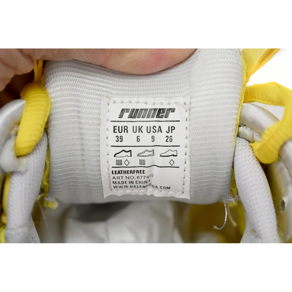 Balenciaga Runner Black Yellow 677402 W2RD3 0510