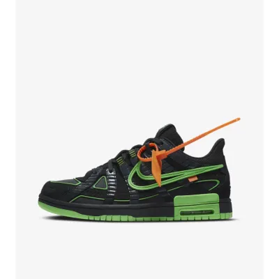LJR Batch Nike Air Rubber Dunk Off-White Green Strike CU6015-001 01