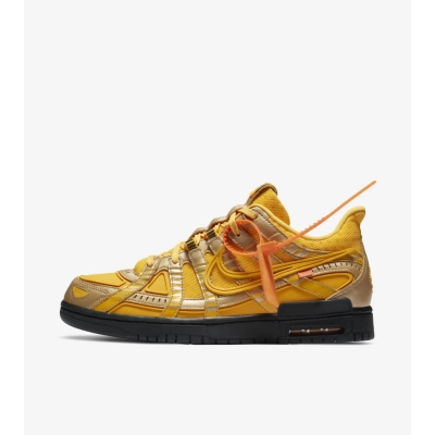 LJR Batch Nike Air Rubber Dunk Off-White University Gold CU6015-700 01