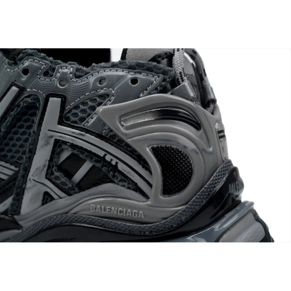 【flash sale】Balenciaga Runner All Black Gray 677402 W3RB2 1515