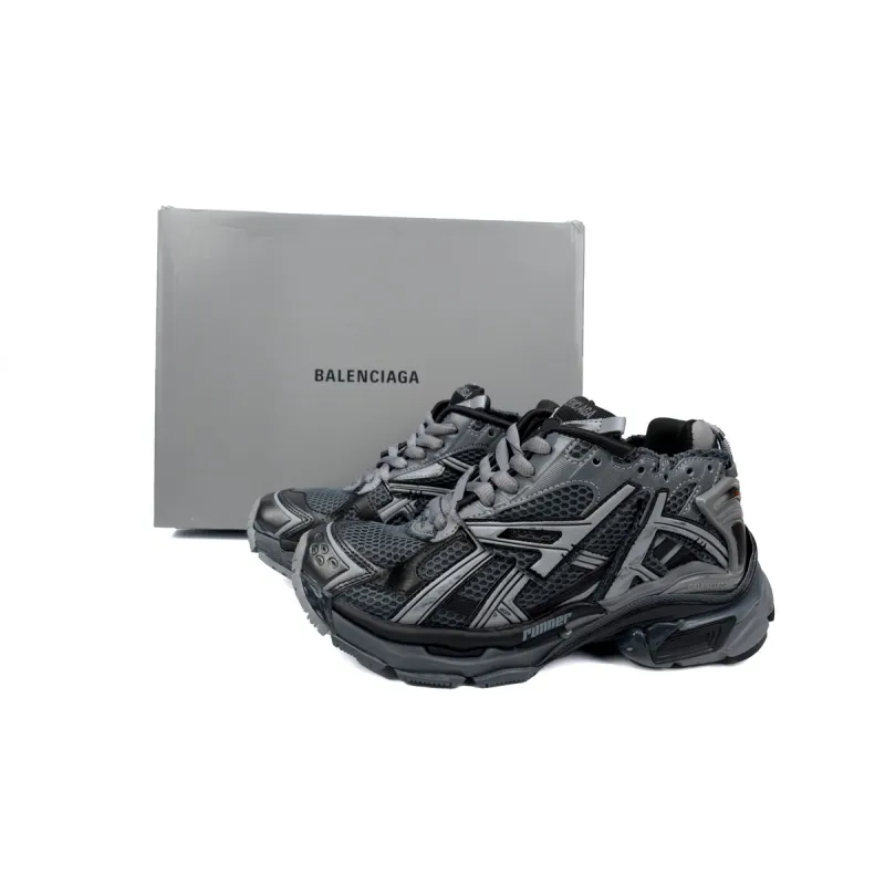 【flash sale】Balenciaga Runner All Black Gray 677402 W3RB2 1515