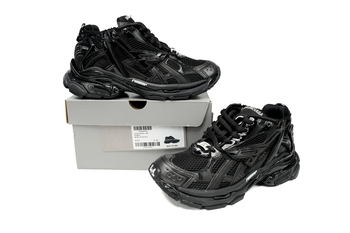 【Top PK Version】Balenciaga Runner Black