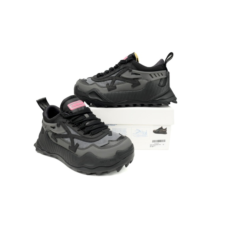 Off-White Odsy-1000 Black Grey Fuchsia OMIA189F 23LEA005 21010