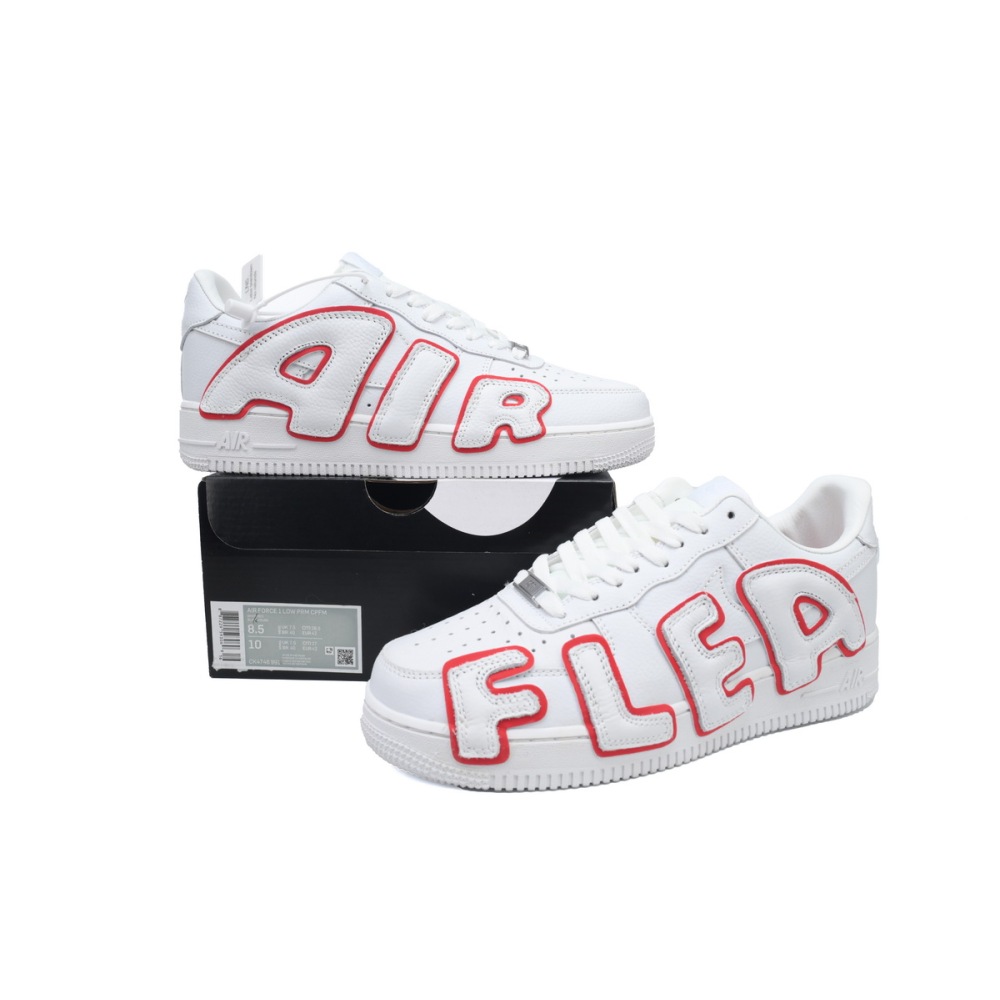 PK God Batch Nike Air Force 1 Low Cactus Plant Flea Market Premium White Red CK4746-991