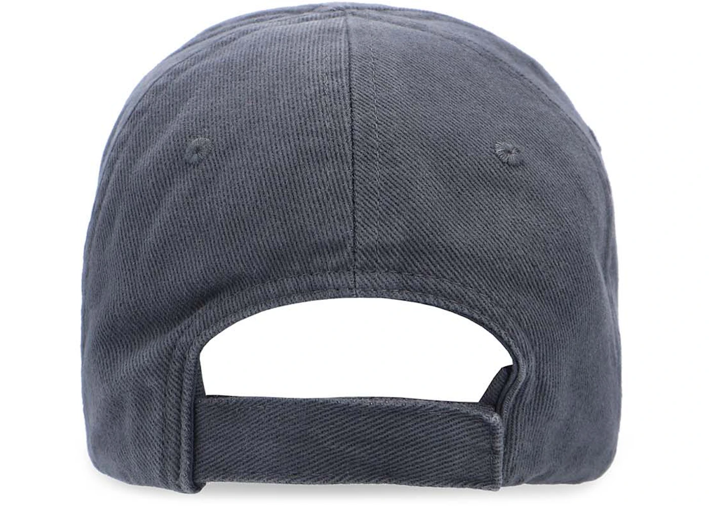 [Add One] Balenciaga Washed Out Baseball Cap Dark Grey CK0723