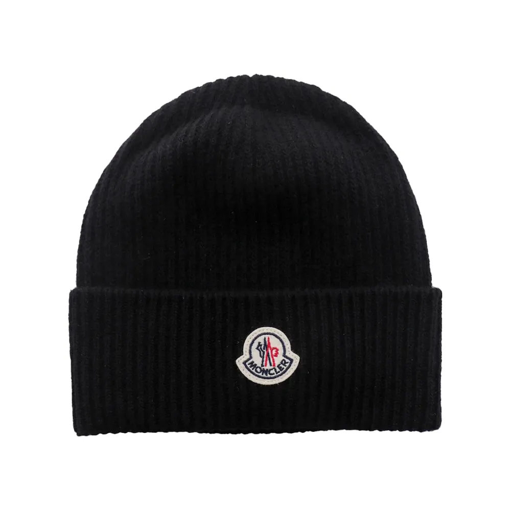 [add one] moncler wool cashmere hat beanies black ck0723