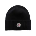 [Add One] Moncler Wool Cashmere Hat Beanies Black CK0723