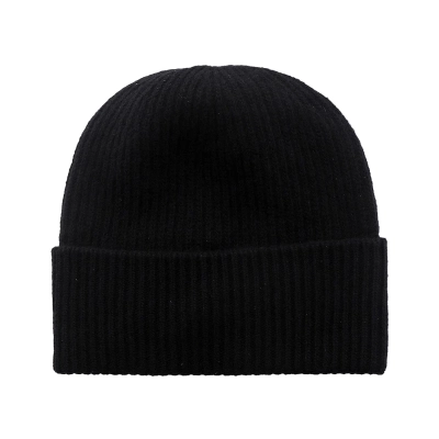 [Add One] Moncler Wool Cashmere Hat Beanies Black CK0723 02