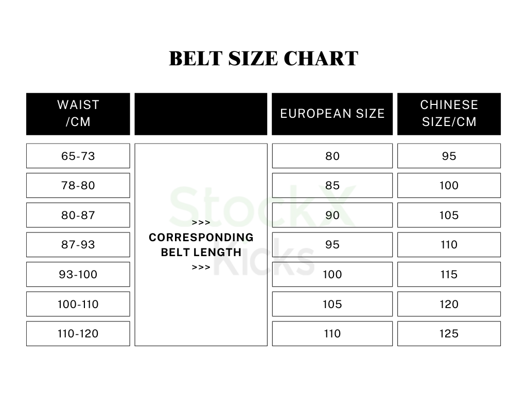 CH Oval Cross Leather Belt