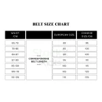 CH Oval Cross Leather Belt
