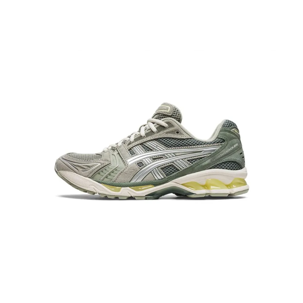 asics gel-kayano 14 olive grey pure silver 1201a161-301