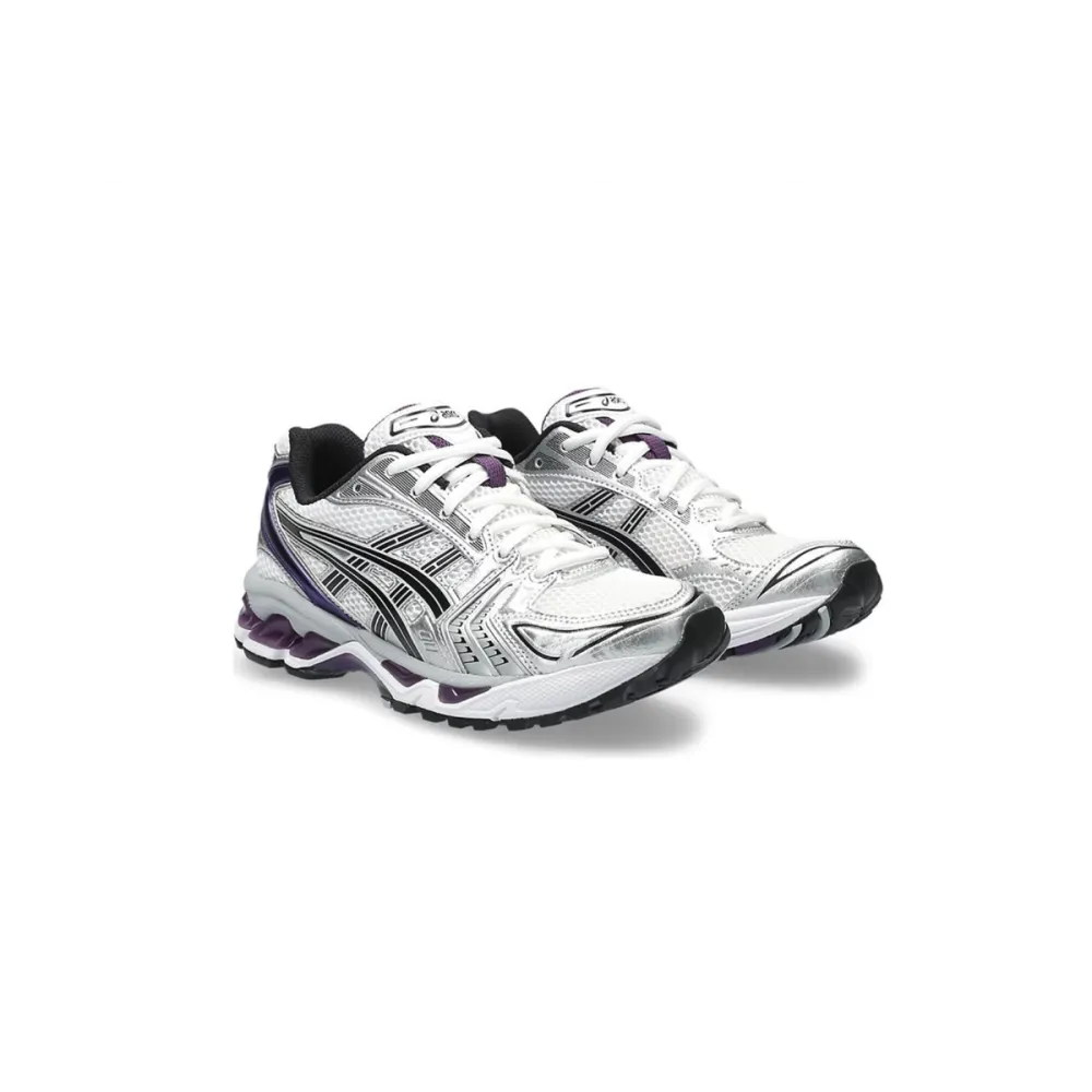 asics gel-kayano 14 white dark grape 1202a056-111