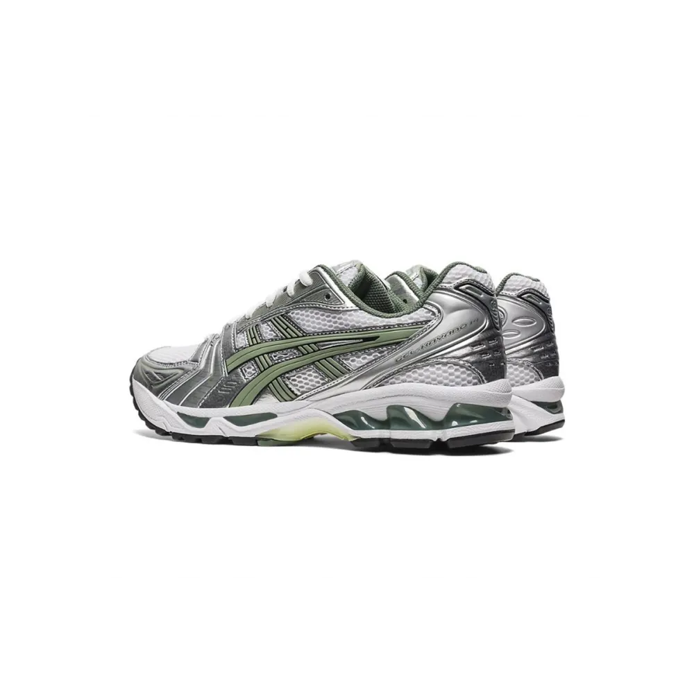 ASICS Gel-Kayano 14 White Pure Silver Slate Grey Sage 1201A019-107