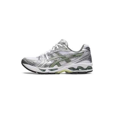 ASICS Gel-Kayano 14 White Pure Silver Slate Grey Sage 1201A019-107 01