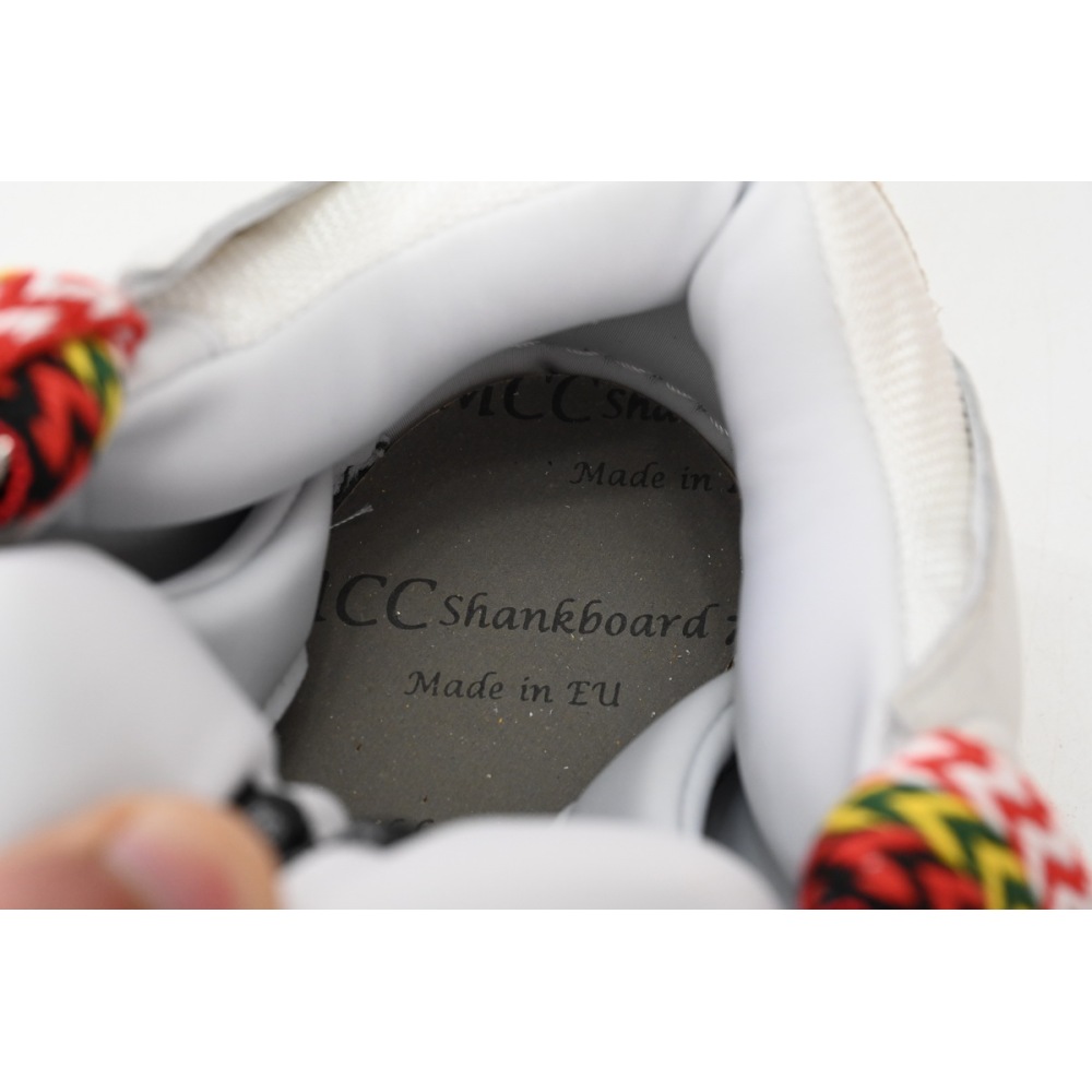 Lanvin Leather Curb White Ivory FM-SKRK11-DRAG-A2000