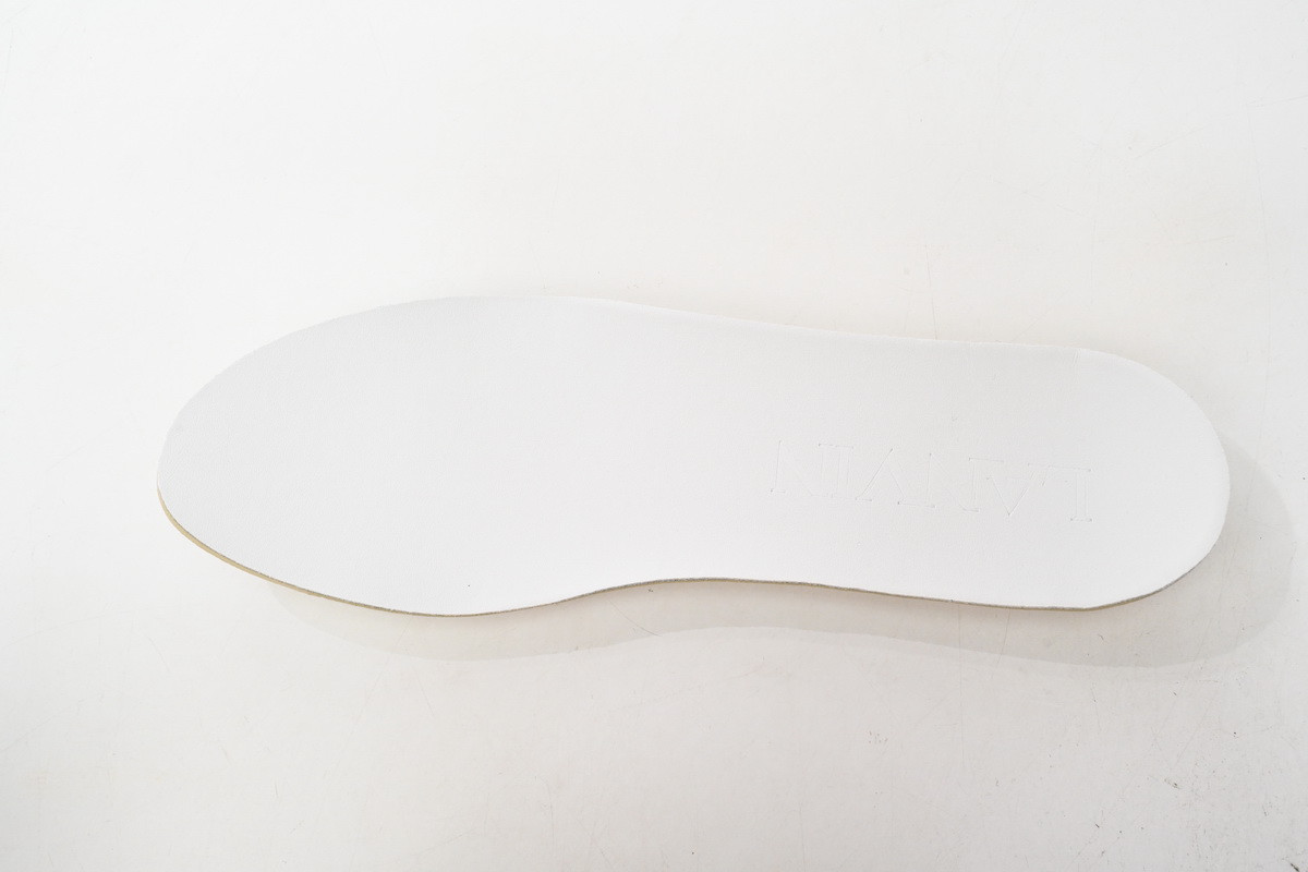 Lanvin Leather Curb White Ivory FM-SKRK11-DRAG-A2000