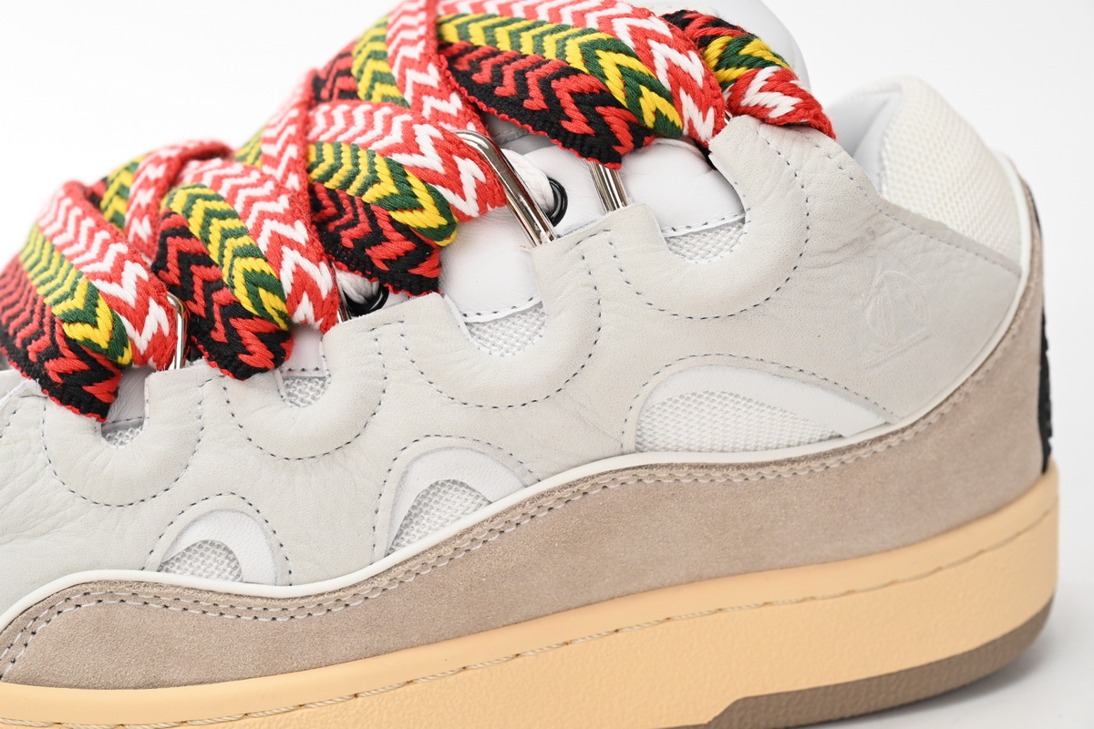 Lanvin Leather Curb White Ivory FM-SKRK11-DRAG-A2000