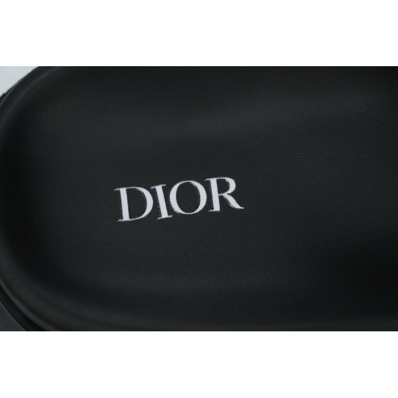 Dior Aqua Sandal Beige and Black Dior Oblique Jacquard 3SA135ZSA_H561