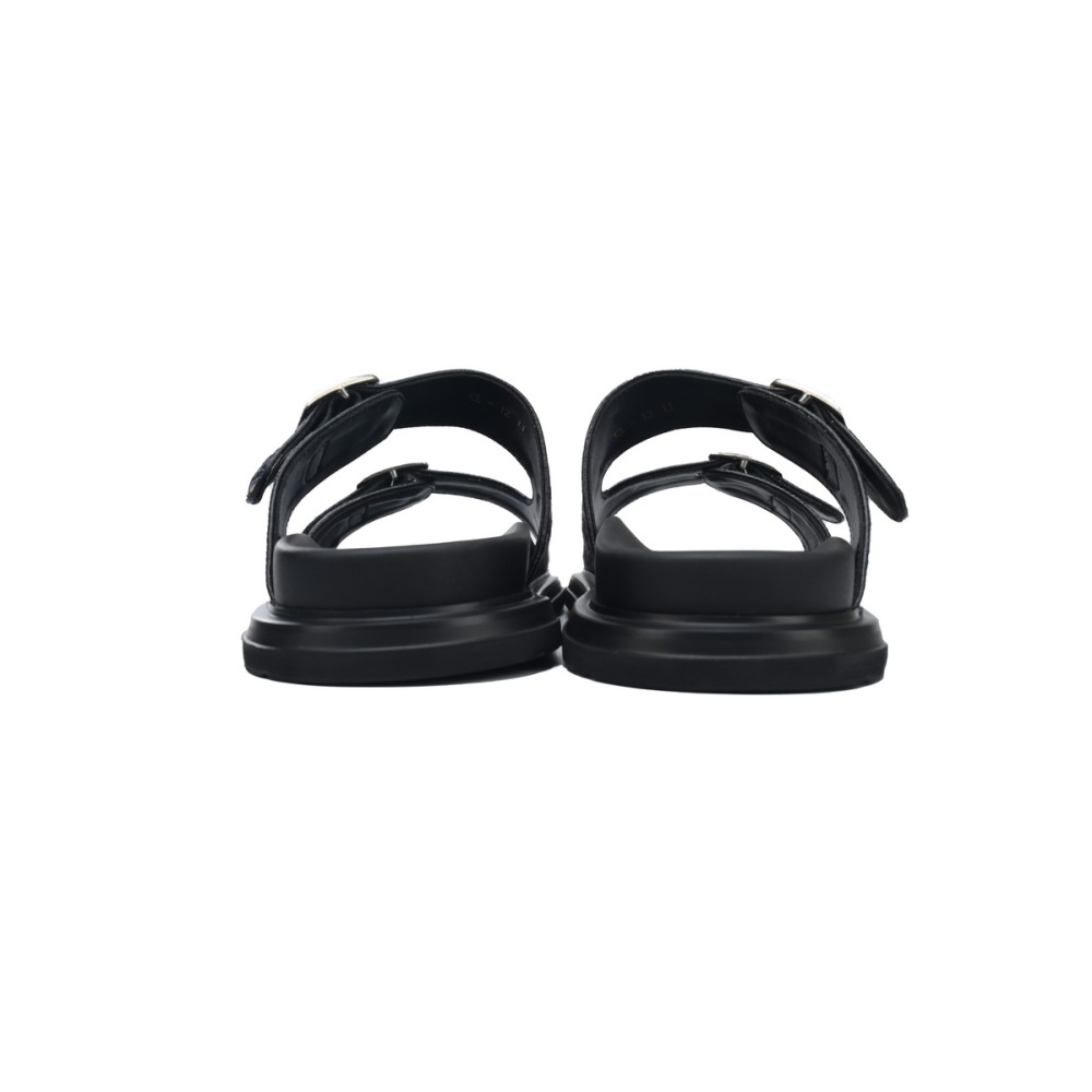 Dior Aqua Sandal Beige and Black Dior Oblique Jacquard 3SA135ZSA_H561