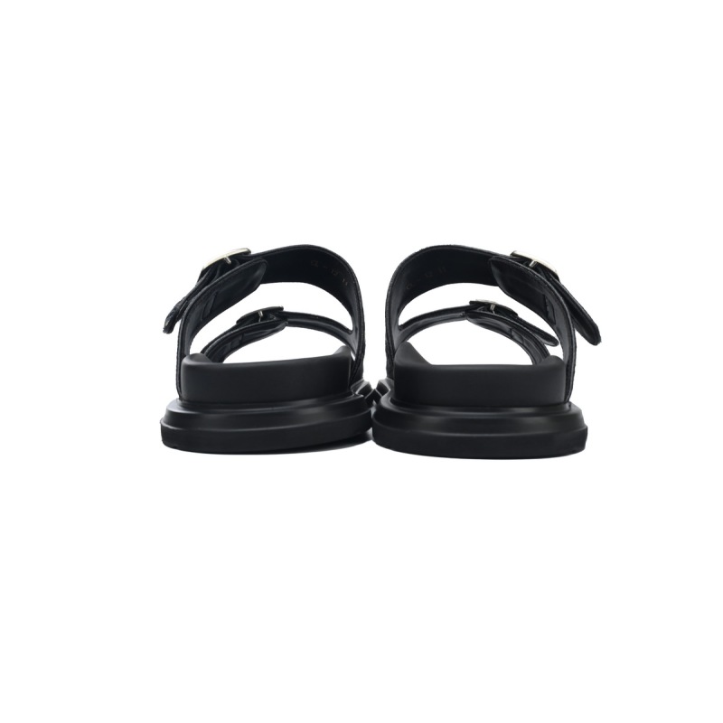 Dior Aqua Sandal Beige and Black Dior Oblique Jacquard 3SA135ZSA_H561