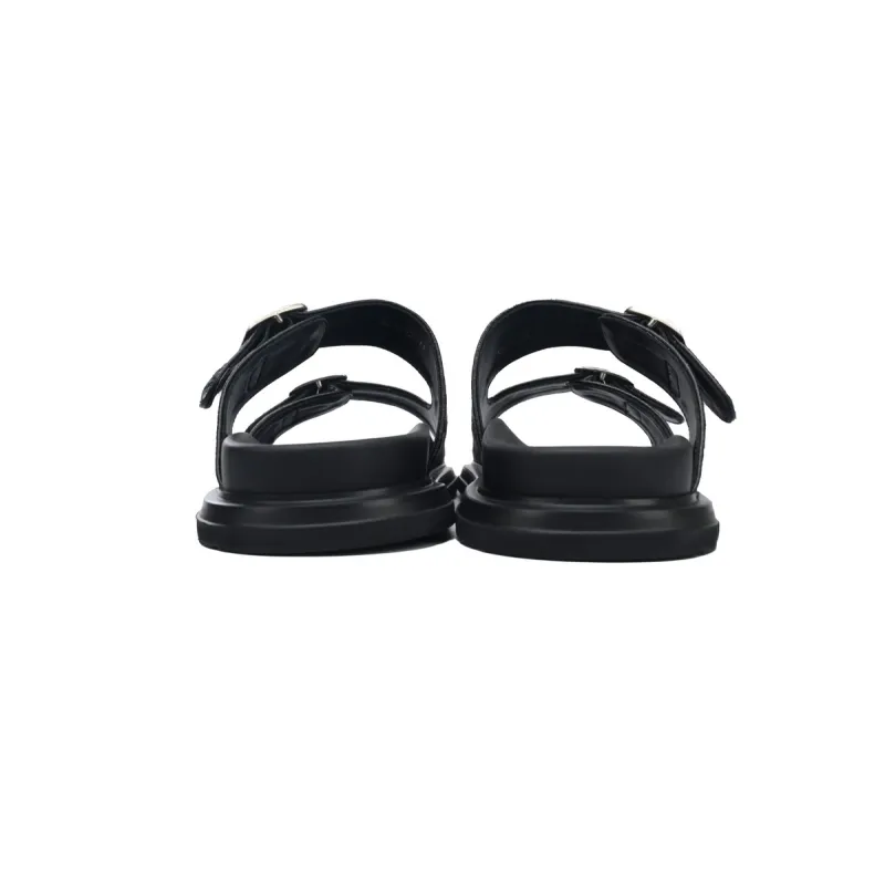 Dior Aqua Sandal Beige and Black Dior Oblique Jacquard 3SA135ZSA_H561