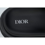 Dior Aqua Sandal Black Dior Oblique Jacquard 3SA135ZSA_H969