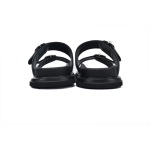 Dior Aqua Sandal Black Dior Oblique Jacquard 3SA135ZSA_H969