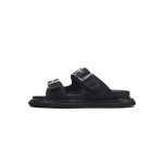Dior Aqua Sandal Black Dior Oblique Jacquard 3SA135ZSA_H969
