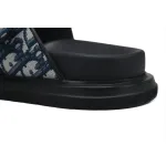 Dior Aqua Sandal Blue Dior Oblique Jacquard 3SA135ZSA_H969