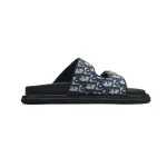 Dior Aqua Sandal Blue Dior Oblique Jacquard 3SA135ZSA_H969
