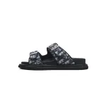 Dior Aqua Sandal Blue Dior Oblique Jacquard 3SA135ZSA_H969