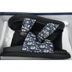 Dior Aqua Sandal Blue Dior Oblique Jacquard 3SA135ZSA_H969