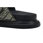 Dior Aqua Sandal Khaki Dior Oblique Jacquard 3SA135ZSA_H603