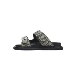 Dior Aqua Sandal Khaki Dior Oblique Jacquard 3SA135ZSA_H603