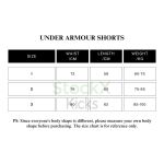 Balenciaga x Under Armour Large Shorts Black/White CK0720
