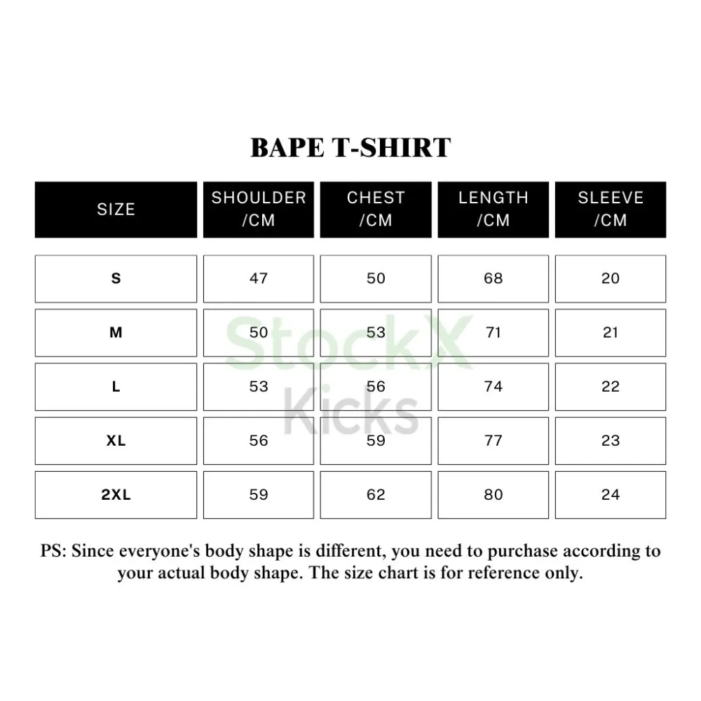 BAPE A Bathing Ape Check by Bathing Tee White/Beige