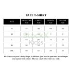 BAPE A Bathing Ape Check by Bathing Tee White/Beige