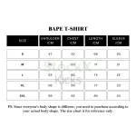 BAPE A Bathing Ape Check by Bathing Tee White/Beige