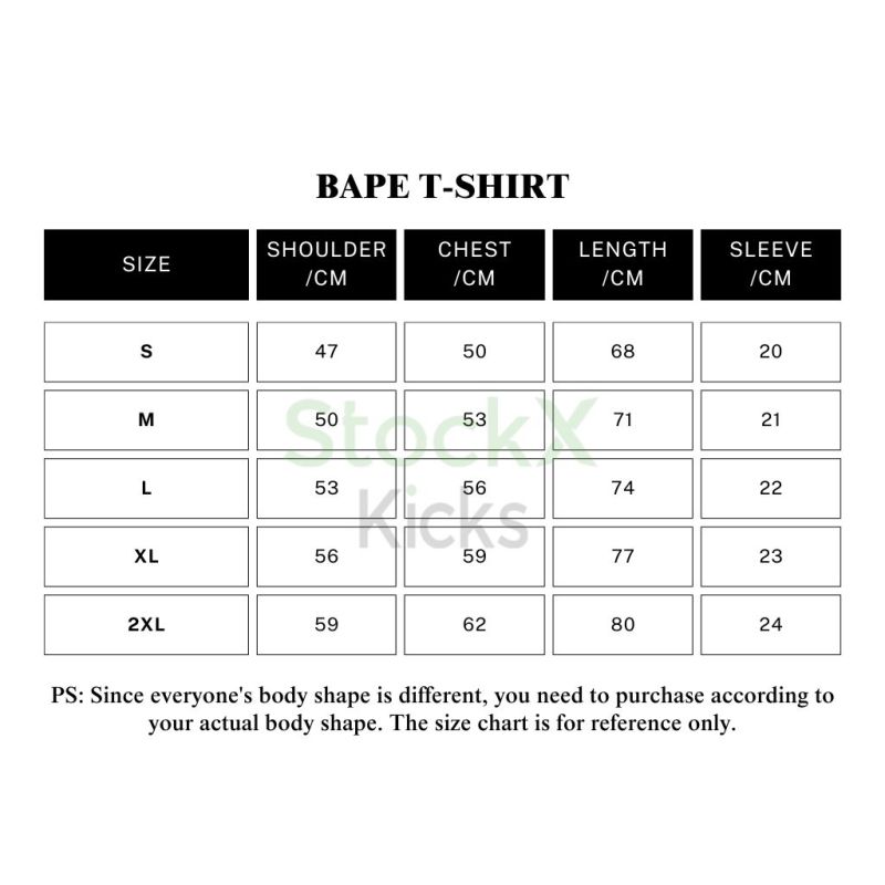 BAPE A Bathing Ape Check by Bathing Tee White/Beige