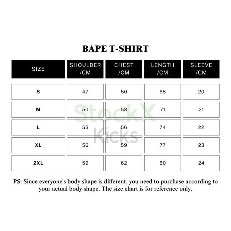 BAPE A Bathing Ape Check by Bathing Tee White/Beige