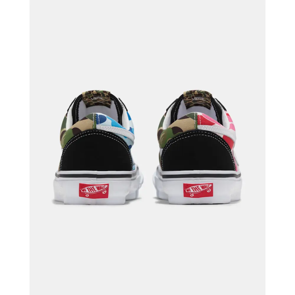 vans lx old skool bape abc multi-camo vn000e6ve36 / 1k73-191-920