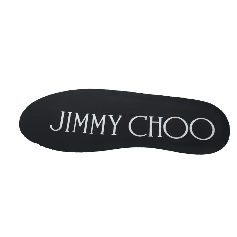 Jimmy Choo Palma Maxi Black and Latte Canvas Platform Trainers (Women) PALMAMAXIFCYE