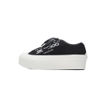 Jimmy Choo Palma Maxi Black and Latte Canvas Platform Trainers (Women) PALMAMAXIFCYE