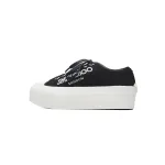 Jimmy Choo Palma Maxi Black and Latte Canvas Platform Trainers (Women) PALMAMAXIFCYE