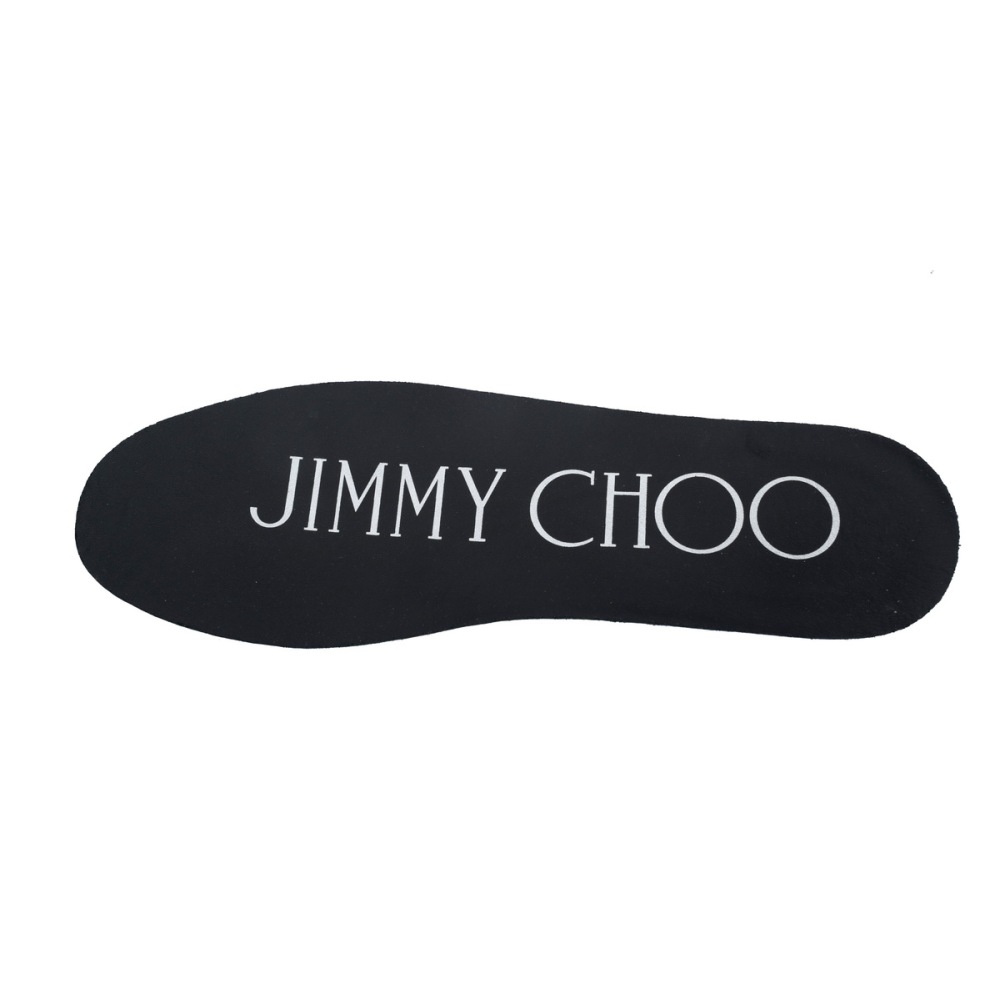 Jimmy Choo Palma Maxi Black and Latte Canvas Platform Trainers PALMAMAXIFCYE013921