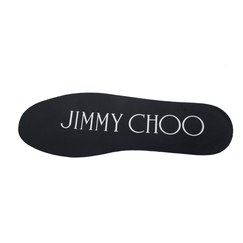 Jimmy Choo Palma Maxi Black and Latte Canvas Platform Trainers PALMAMAXIFCYE013921