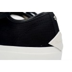 Jimmy Choo Palma Maxi Black and Latte Canvas Platform Trainers PALMAMAXIFCYE013921