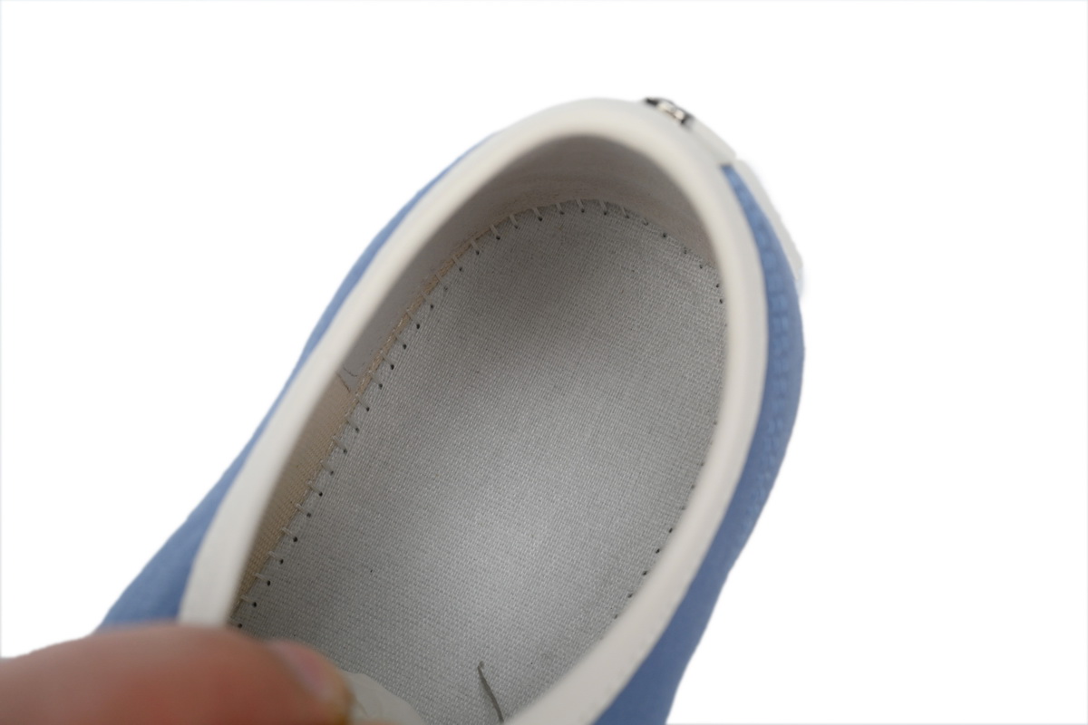 Jimmy Choo Palma Maxi Blue Canvas Platform Trainers PALMAMAXIFCYE043621