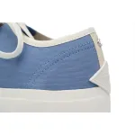 Jimmy Choo Palma Maxi Blue Canvas Platform Trainers PALMAMAXIFCYE043621